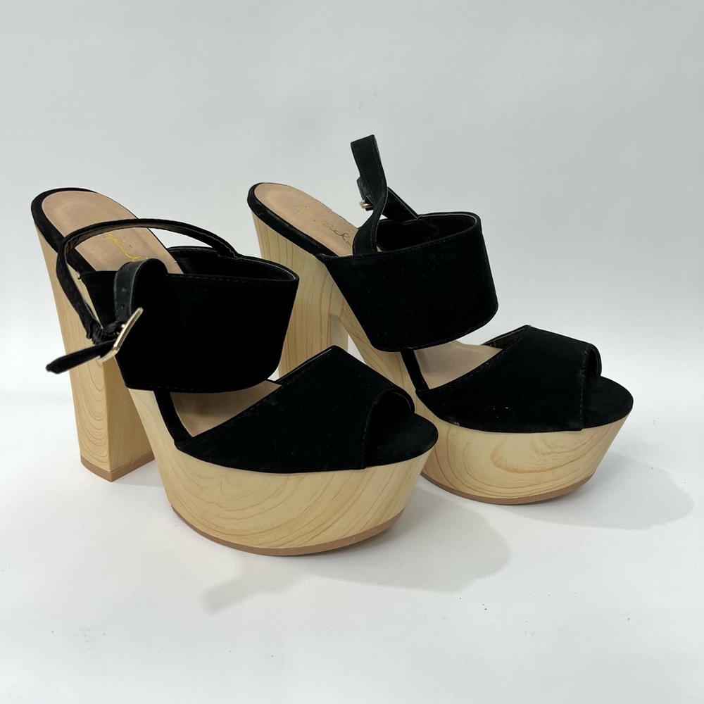 Black Block Heels size 6.5 NWT